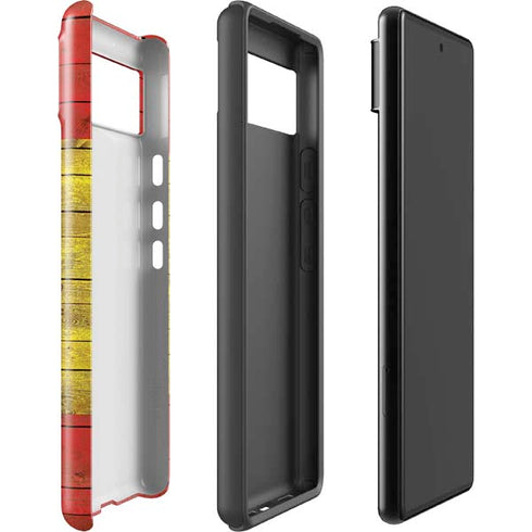 Spain Flag Dark Wood Google Pixel 6 Case